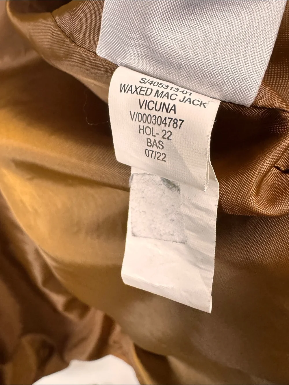 Banana Republic Size XL Waxed Mac Jacket Water Resistant Brown Field Cotton